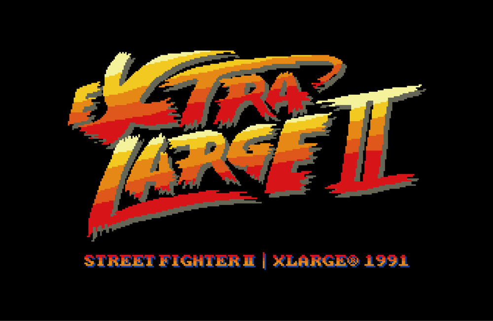 10 6 Fri Xlarge Street Fighter Ii Xlarge Official Site エクストララージ オフィシャルサイト