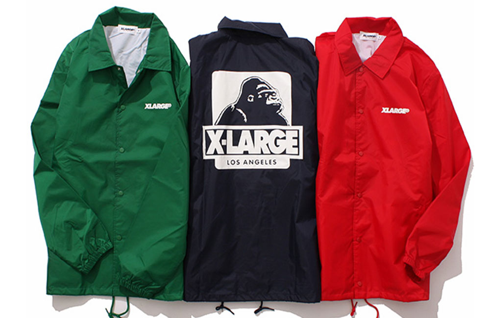 X-Large OGロゴ コーチジャケット ナイロン 長袖 3色 送料込み (X