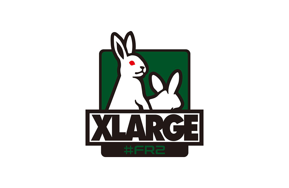 XLARGE FR2 コラボ　LOGO CREWNECK SWEAT