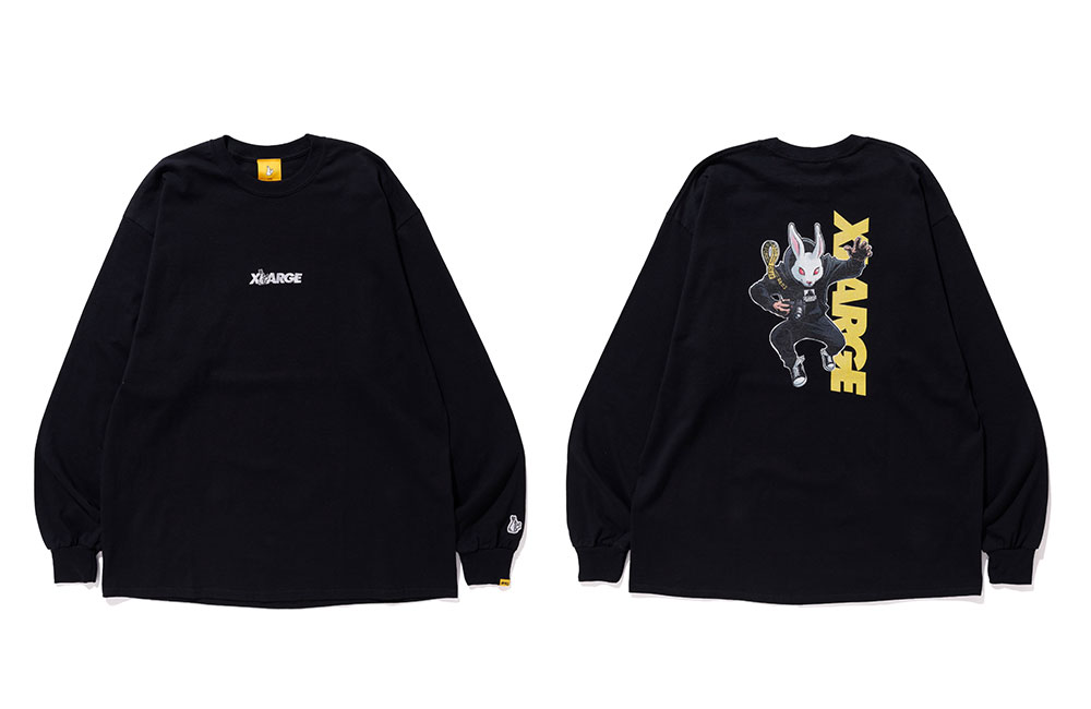 トップスXLARGE FR2 コラボ　ロンT