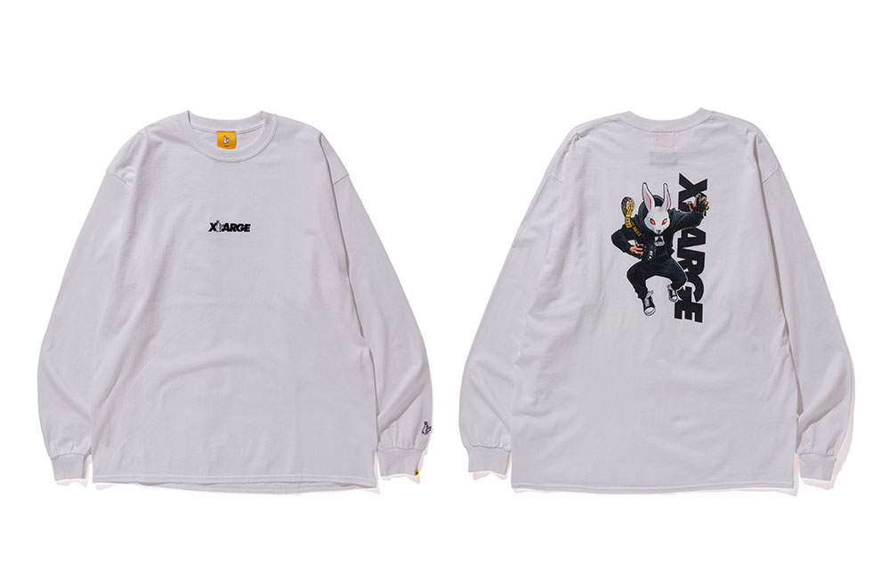 トップスXLARGE FR2 コラボ　ロンT