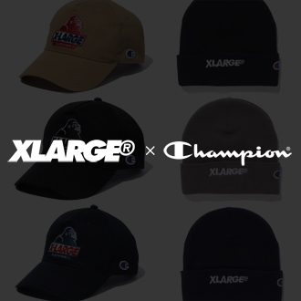 XLARGE®×Champion CAP＆BEANIE