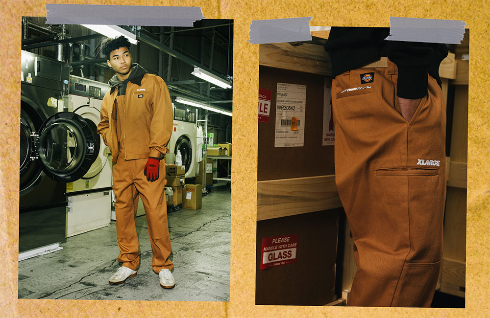 Xlarge Dickies コラボ ワークパンツ