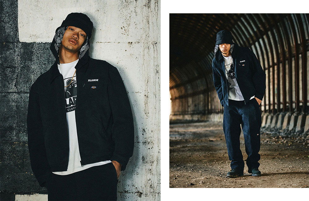 XLARGE×Dickies work jacket BLACK Lワークジャケット