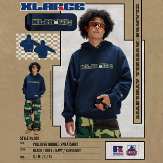 11.14.fri XLARGE×RUSSELL ATHLETIC
