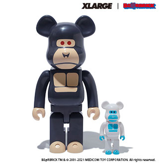 12.18.sat XLARGE×BE@RBRICK 30周年紀念聯名玩偶發售