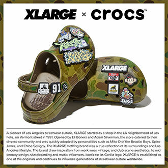 6.24. XLARGE攜手crocs發佈首次聯名系列