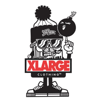 5.8.sat XLARGE×123KLAN艺术家夏季联名系列发售